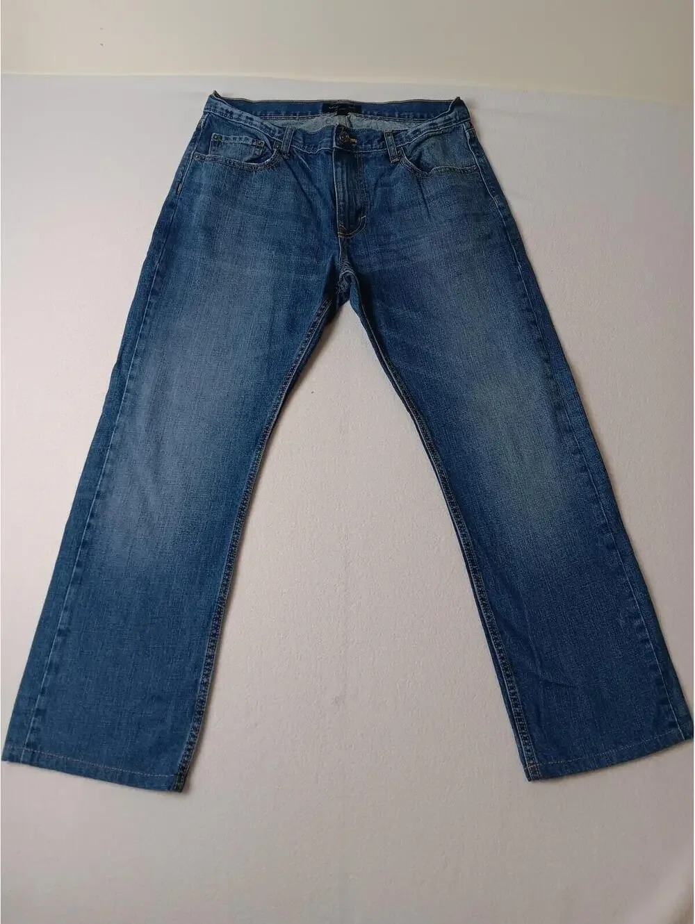 Banana Republic Vintage Straight Jeans Mens 33x30 Blue Medium Wash‎ Denim Casual